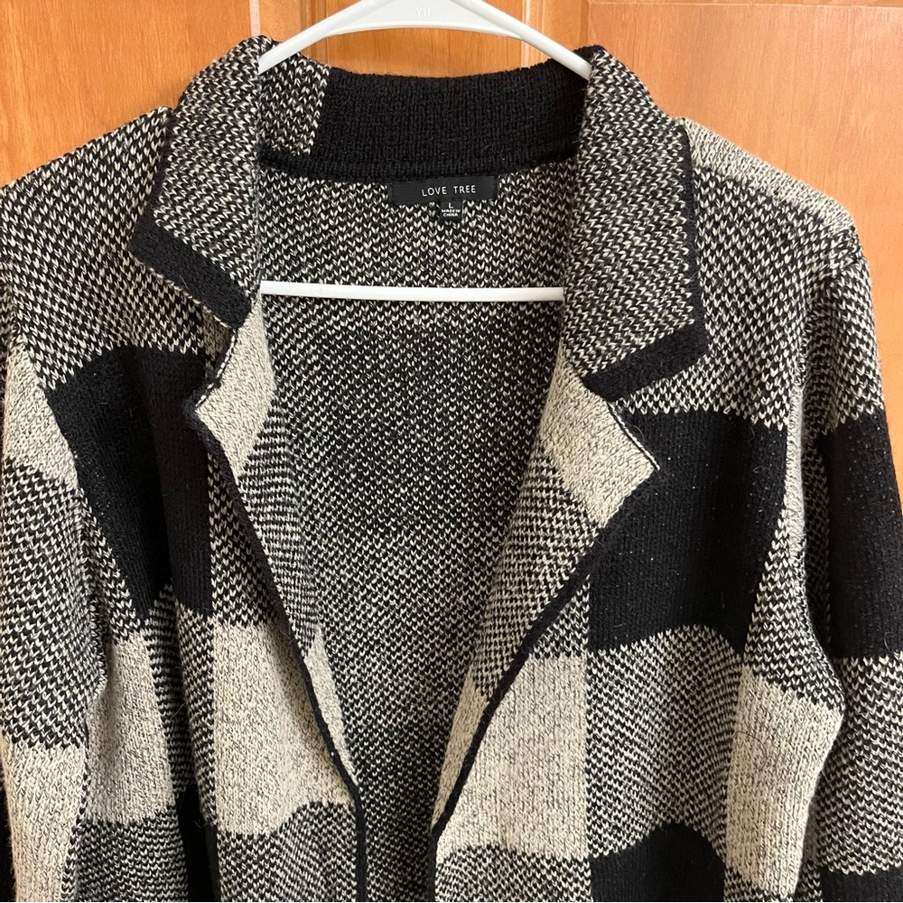Flannel Pattern Cardigan - Picture 4 of 6